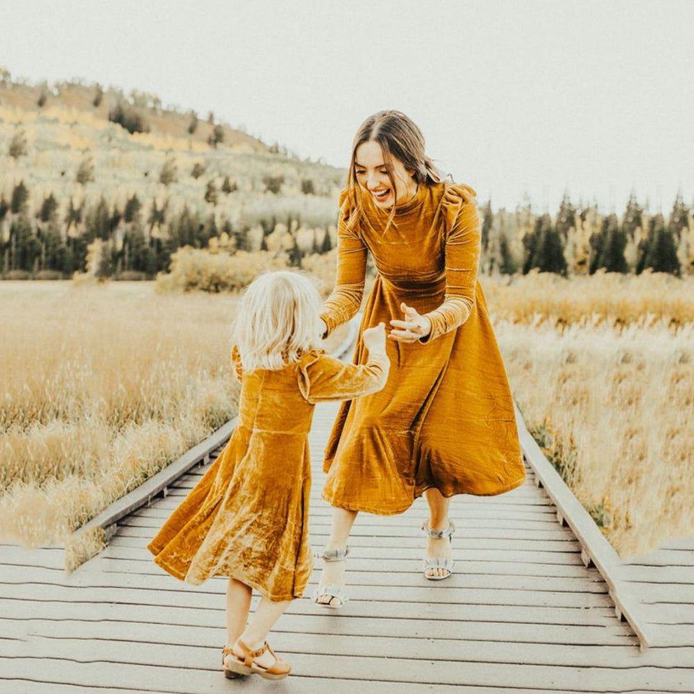 Family Fall Outfits For Mom And Daughter Autumn Winter Mother