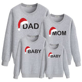 dad mom baby christmas clothing for family hoody matching outfits clothes mother daughter father son look mommy and me dress set - Fashion Hunter