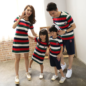 Family Matching Clothes National Shirts 2019 Father Mother Daughter Son Mom Mommy And Me Clothes Dress Couple Family Look Outfit - Fashion Hunter