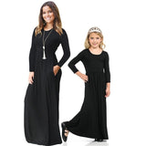 mother daughter dresses for family matching clothes mommy and me outfits look mum girl dress mom mama baby clothing christmas - Fashion Hunter