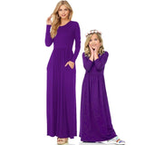 mother daughter dresses for family matching clothes mommy and me outfits look mum girl dress mom mama baby clothing christmas - Fashion Hunter