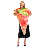 Eraspooky 2019 Funny Food Pizza Cosplay Carnival Party Costume For Adult Women Kids Couple Halloween Family Fancy Dress - Fashion Hunter