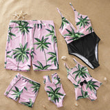 Family Swimsuit One-Piece Mother Daughter Bikini Dad Son Swim Shorts Mommy and Me Matching Swimwear Clothes Outfits Sand Dress - Fashion Hunter