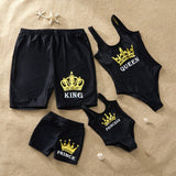 Family Swimsuit One-Piece Mother Daughter Bikini Dad Son Swim Shorts Mommy and Me Matching Swimwear Clothes Outfits Sand Dress - Fashion Hunter