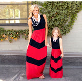 Shop Short Sleeve Striped Family Matching Dress 2020 | Fashion Hunter - Fashion Hunter