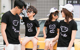 Family Matching Clothes Love T shirts Mommy and Me Clothes Mother Daughter Dad Son Tee shirts Outfits Family Look Dress Summer - Fashion Hunter