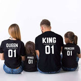 Mommy And Me Clothes Princess Dress Mother And Daughter Family Matching Outfits Looks T Shirt Daddy Mom Baby Girl Clothes - Fashion Hunter