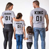 Mommy And Me Clothes Princess Dress Mother And Daughter Family Matching Outfits Looks T Shirt Daddy Mom Baby Girl Clothes - Fashion Hunter